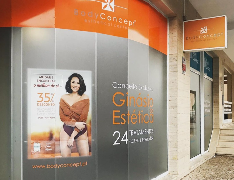 portefólio grande formato montra vinil mundo pinguim